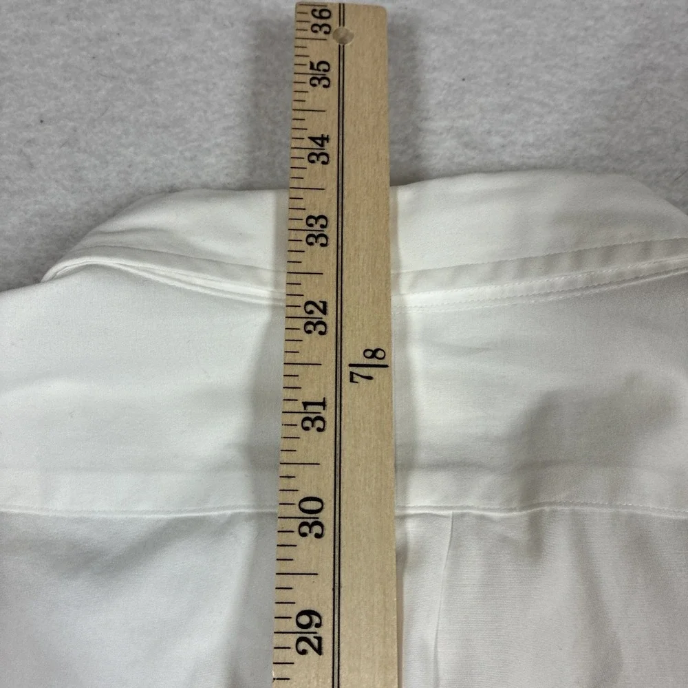 Polo Ralph Lauren Mens Slim Fit Poplin Shirt Long Sleeve White Classic Preppy
